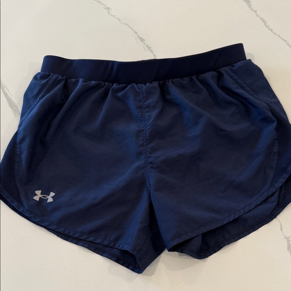Under Armour Women's Dark Blue HeatGear Athletic Shorts